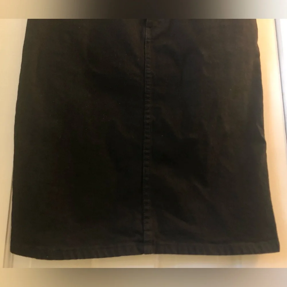 Ralph Lauren Black Denim Jean Skirt - Picture 3 of 11